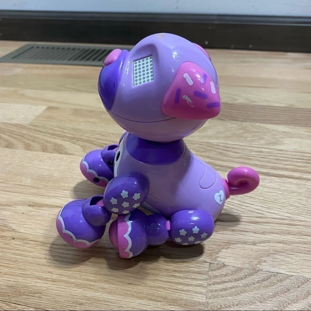Zoomer Zuppies Interactive Robotic Dog Toy Kids Purple